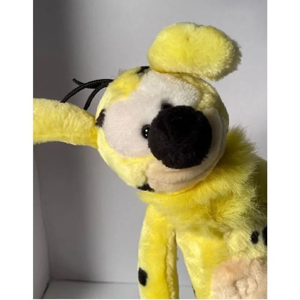Disney vintage applause MARSUPILAMI tail spring, bouncing, yellow, plush 18 in